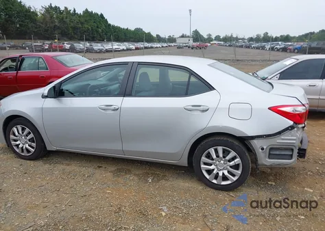 2016 Toyota Corolla Le z USA, uszkodzony, nr VIN 2T1BURHE8GC707929